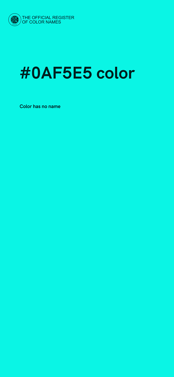 #0AF5E5 color image