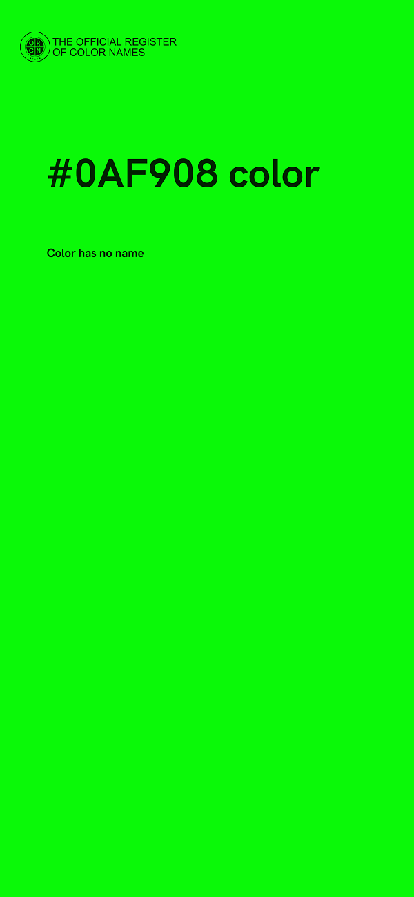 #0AF908 color image