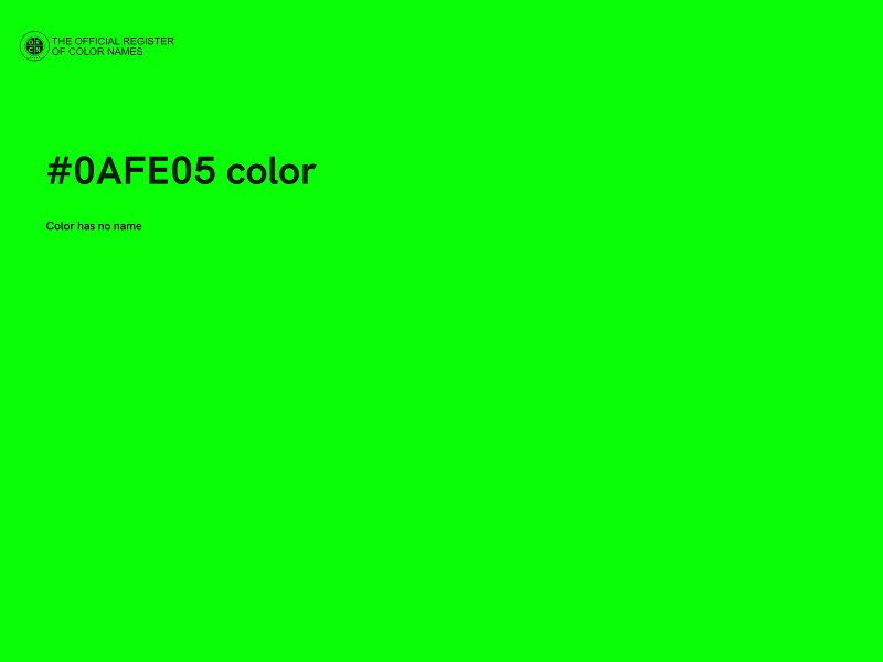 #0AFE05 color image