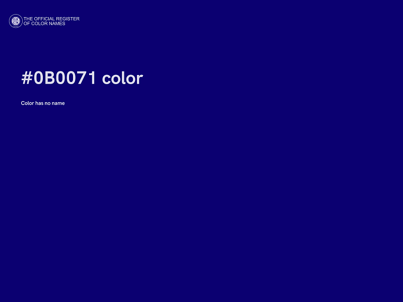 #0B0071 color image