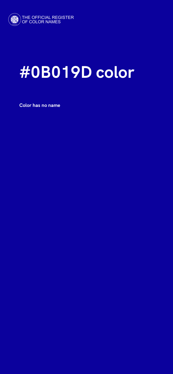 #0B019D color image