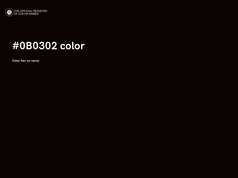 #0B0302 color image