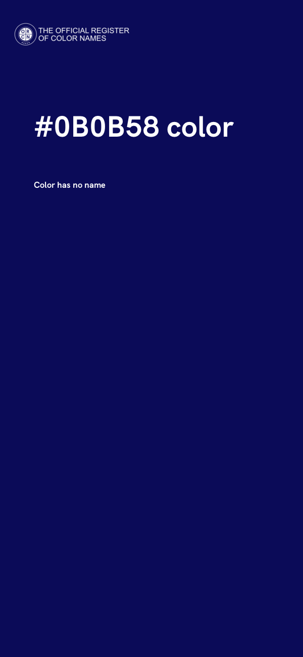 #0B0B58 color image