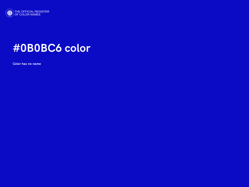 #0B0BC6 color image