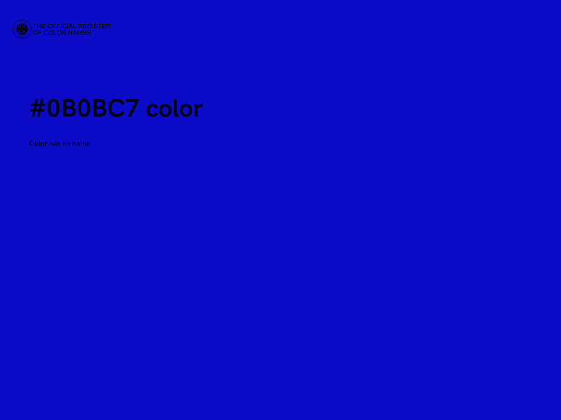 #0B0BC7 color image