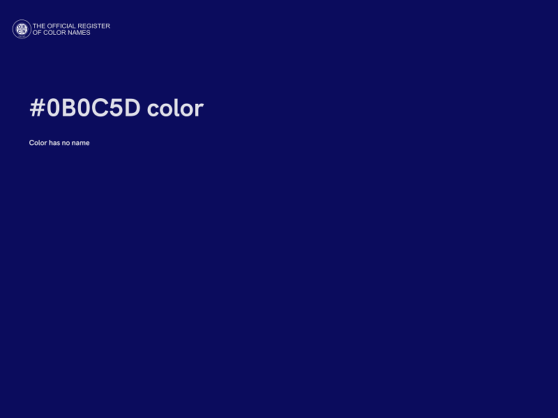 #0B0C5D color image