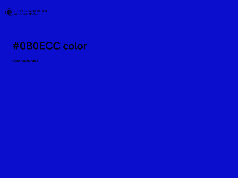 #0B0ECC color image