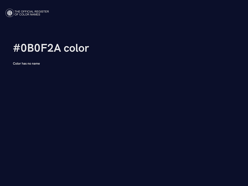 #0B0F2A color image