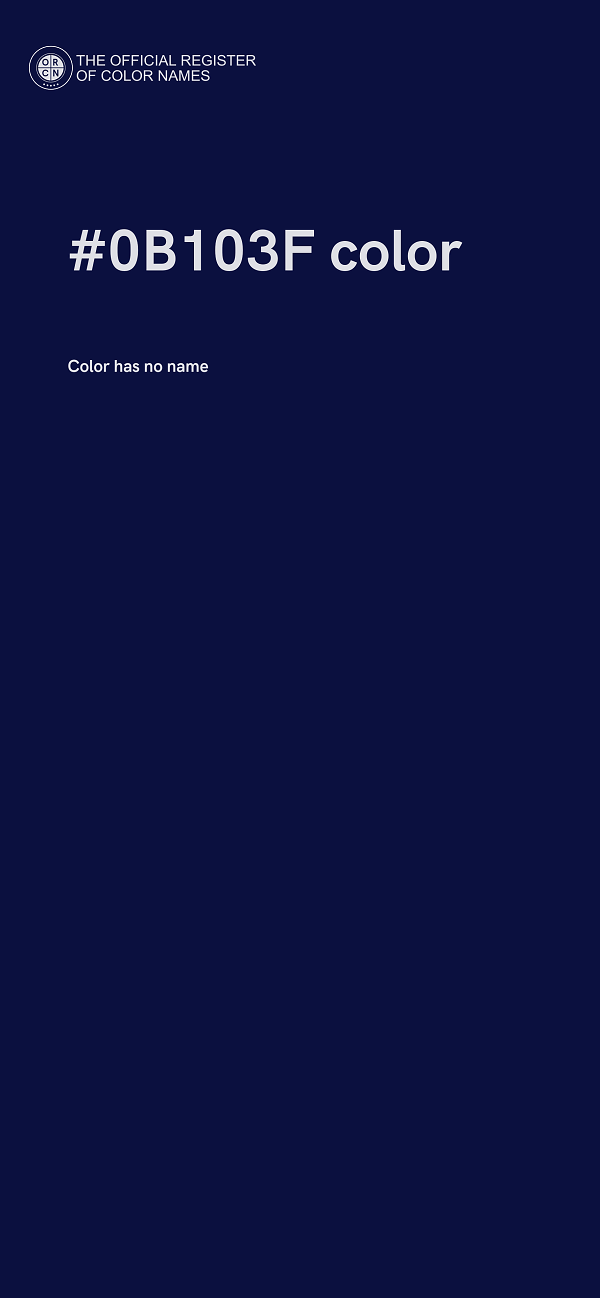 #0B103F color image