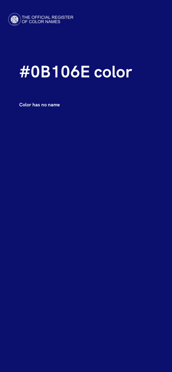 #0B106E color image