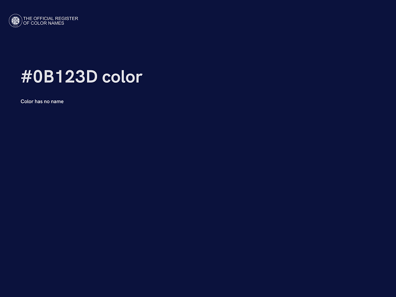 #0B123D color image
