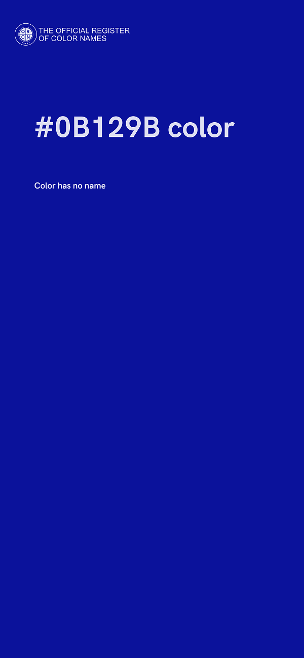 #0B129B color image
