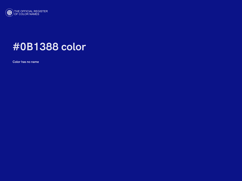 #0B1388 color image