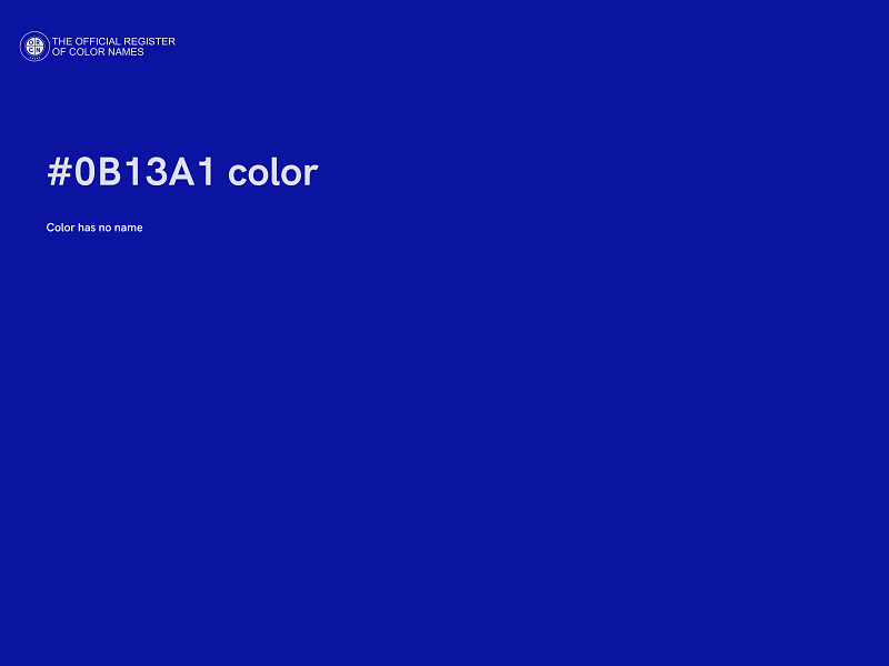 #0B13A1 color image