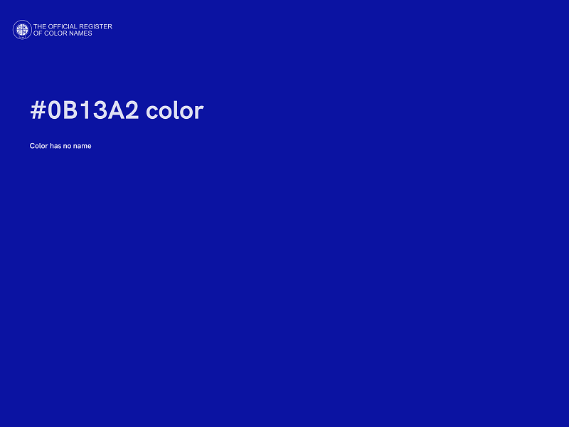 #0B13A2 color image