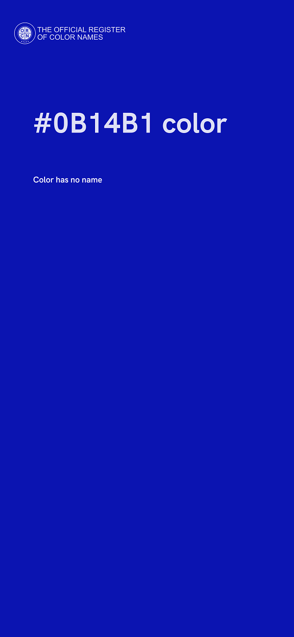 #0B14B1 color image