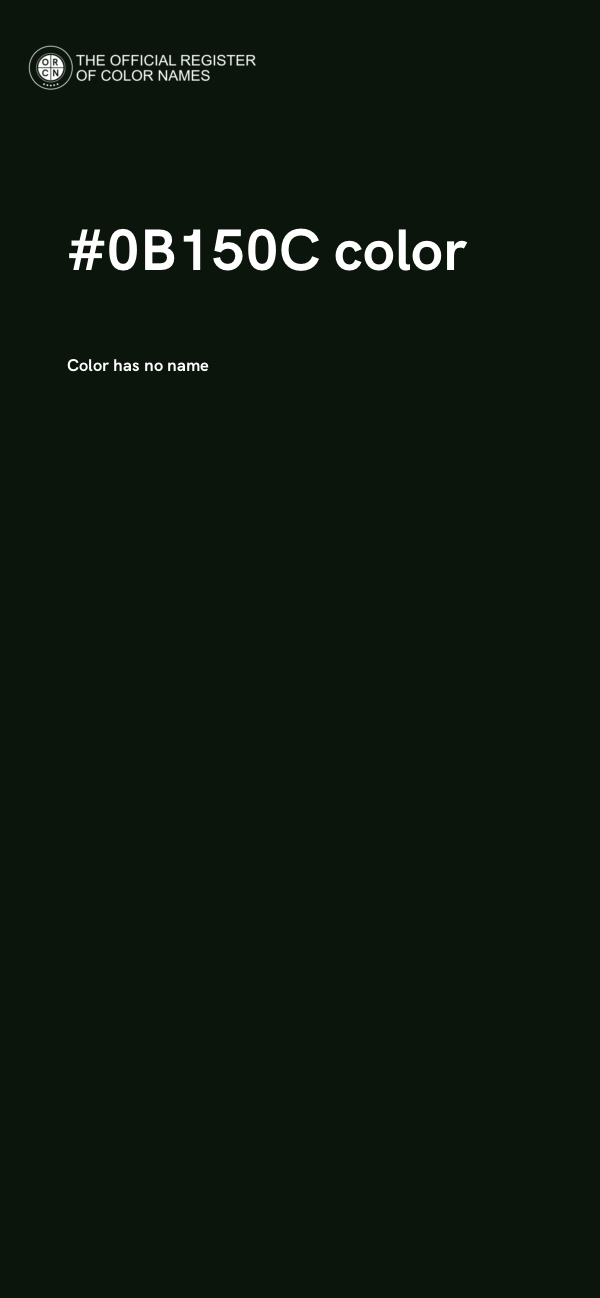 #0B150C color image