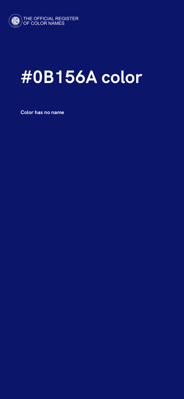 #0B156A color image