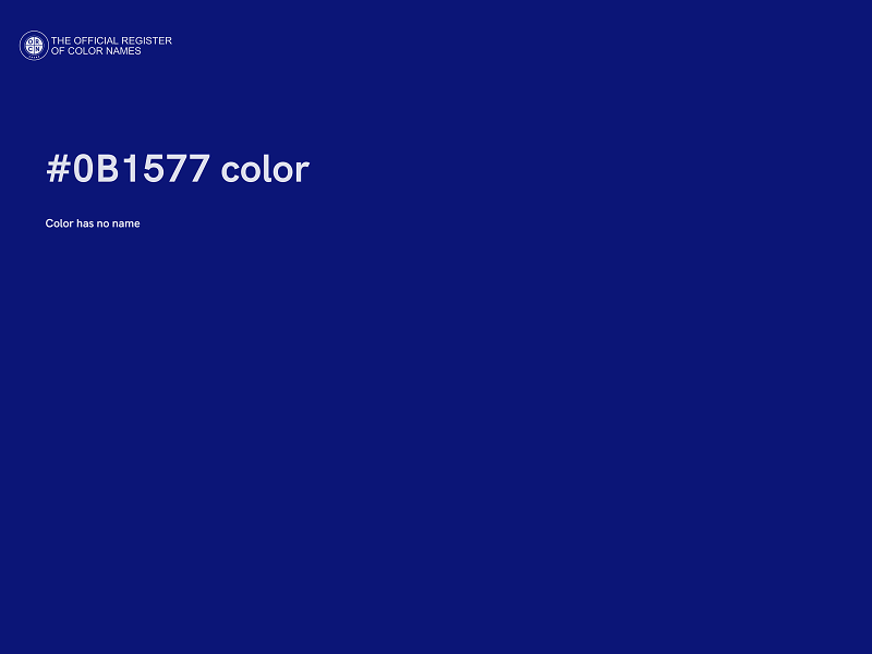 #0B1577 color image