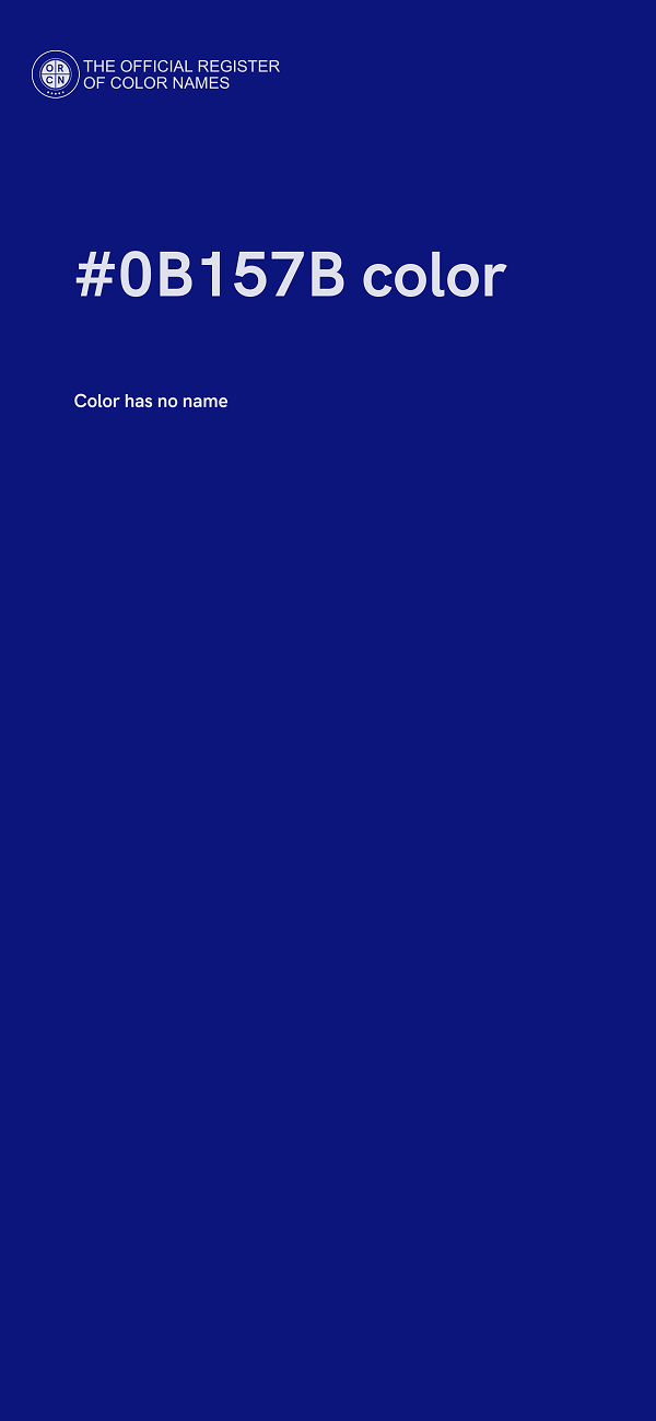 #0B157B color image