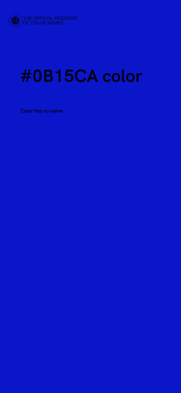 #0B15CA color image