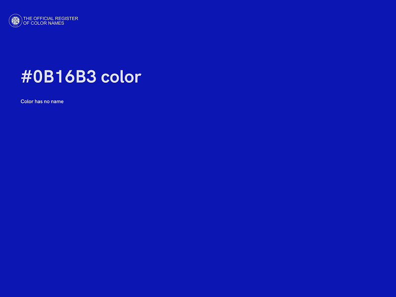 #0B16B3 color image