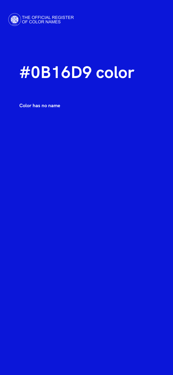 #0B16D9 color image