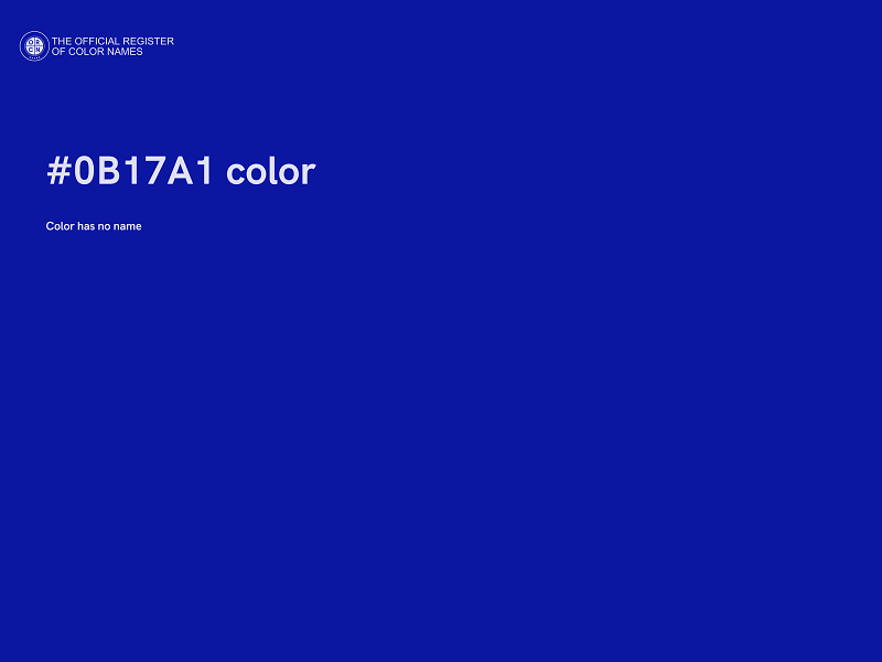 #0B17A1 color image