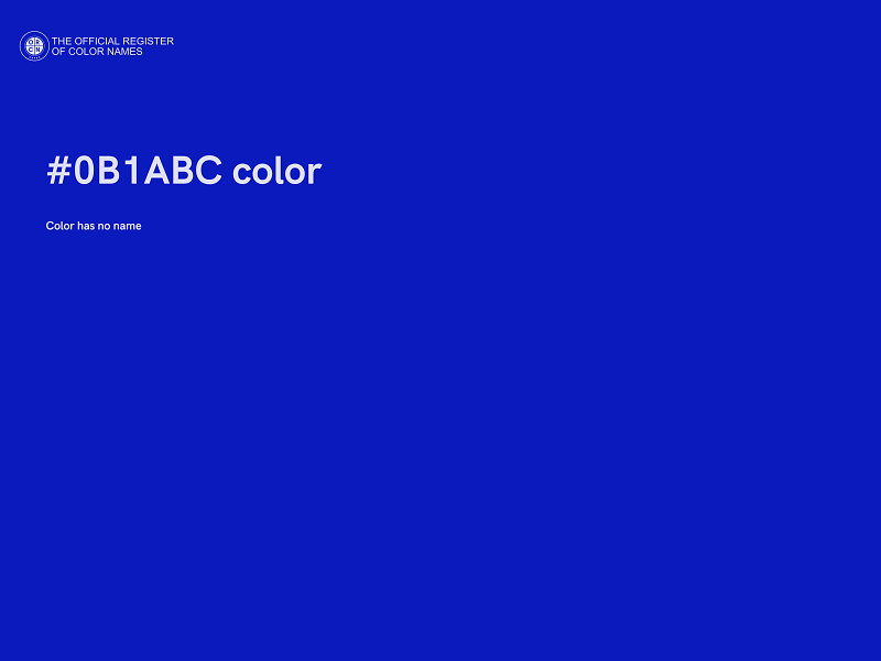 #0B1ABC color image