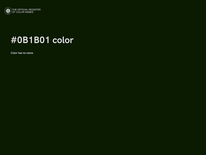 #0B1B01 color image