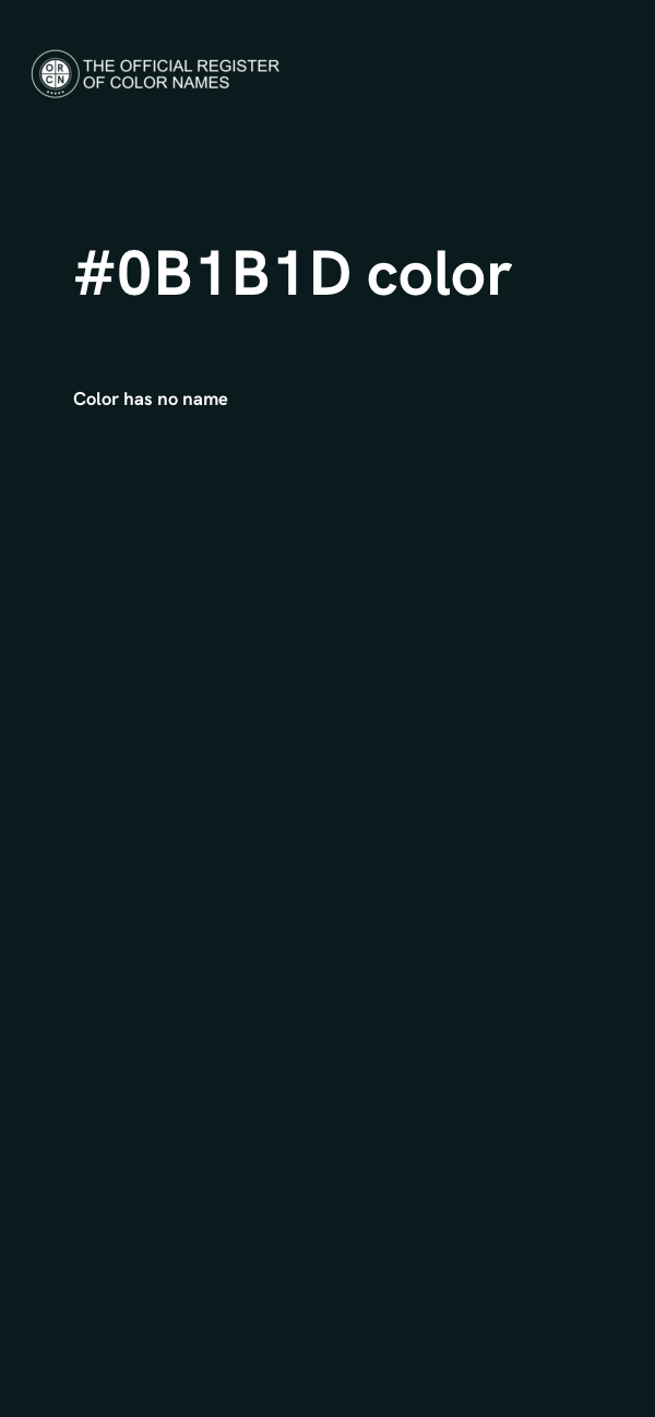 #0B1B1D color image