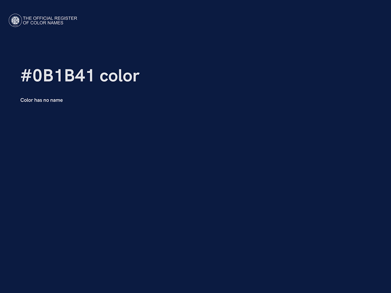 #0B1B41 color image