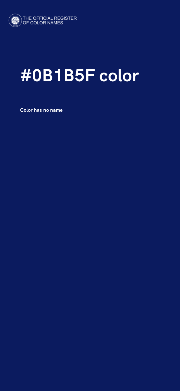 #0B1B5F color image
