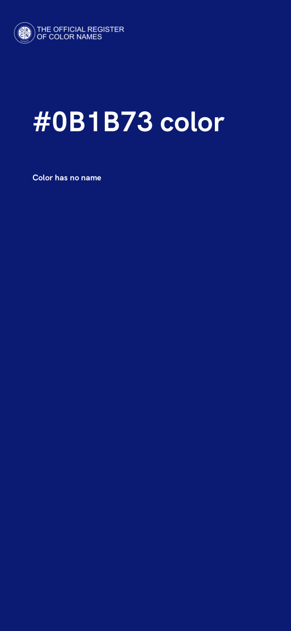 #0B1B73 color image