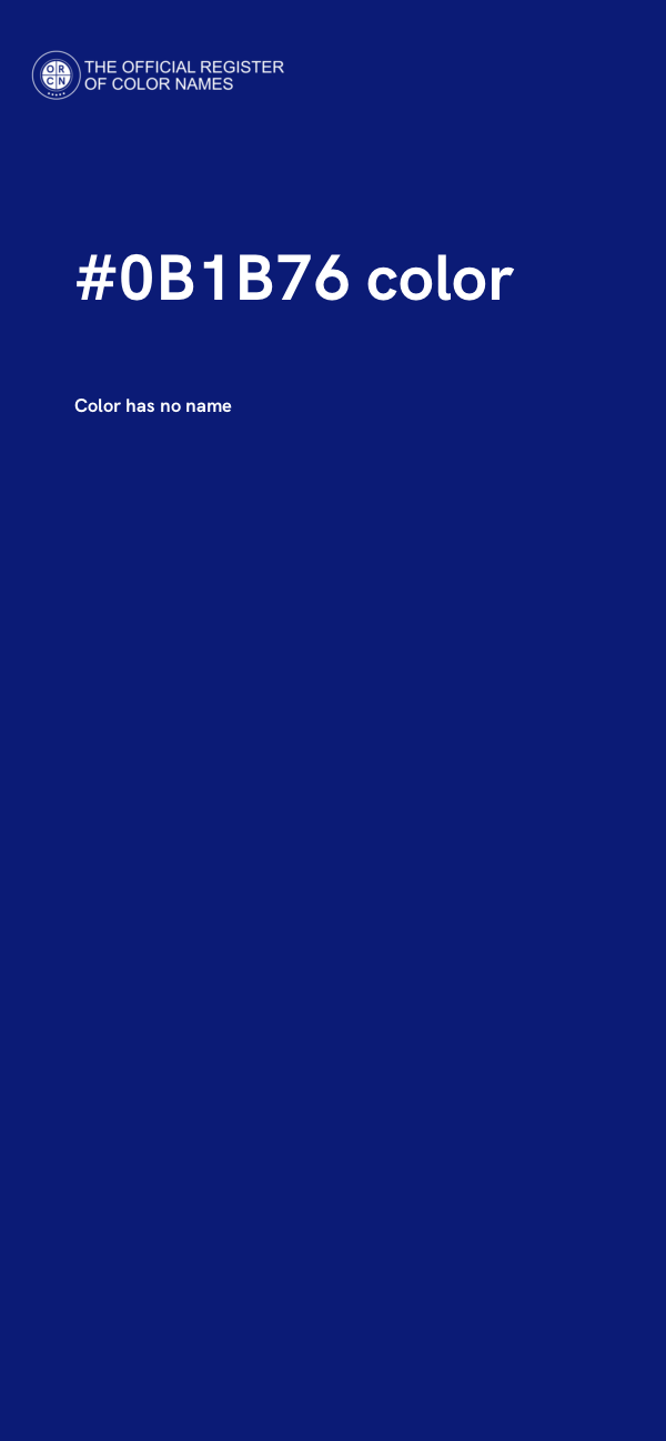 #0B1B76 color image
