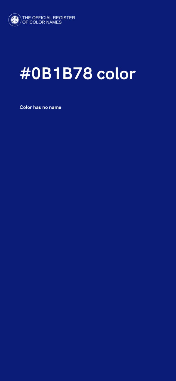 #0B1B78 color image