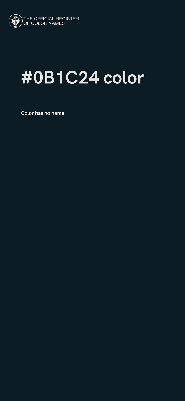 #0B1C24 color image