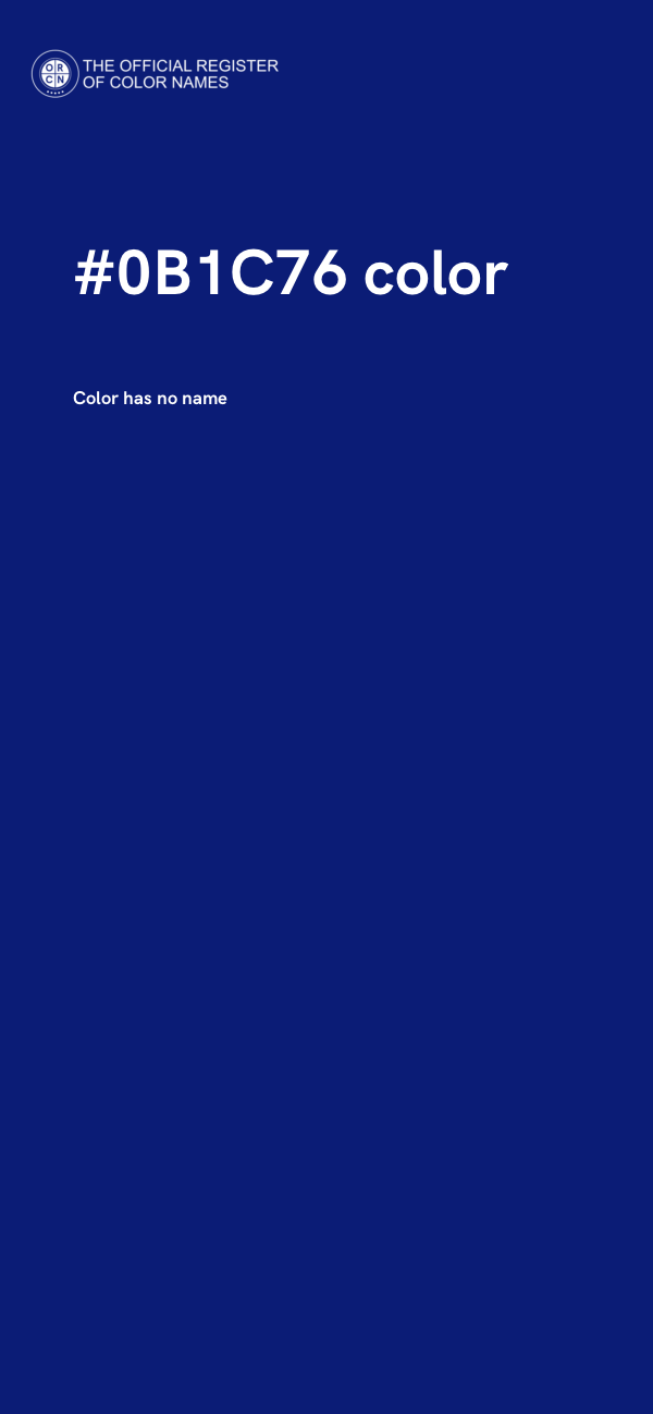 #0B1C76 color image