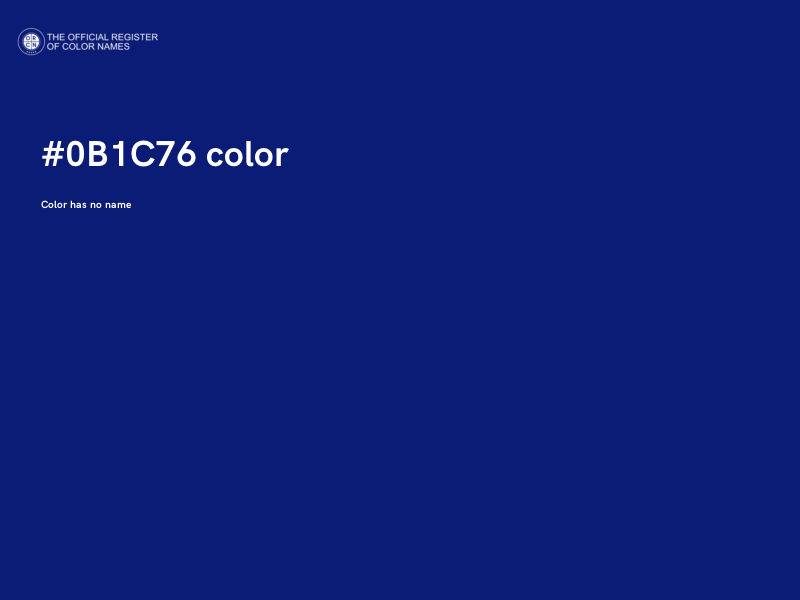 #0B1C76 color image