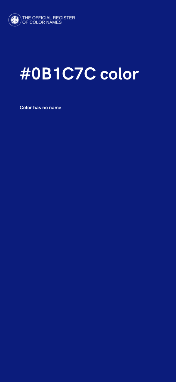 #0B1C7C color image