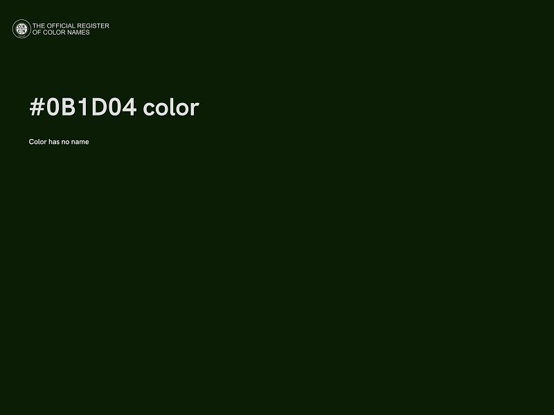 #0B1D04 color image