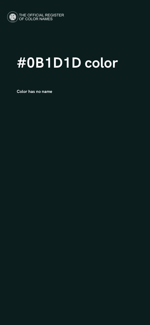 #0B1D1D color image