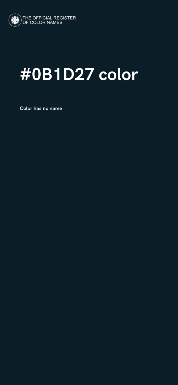 #0B1D27 color image