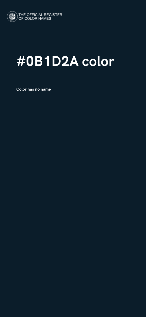 #0B1D2A color image