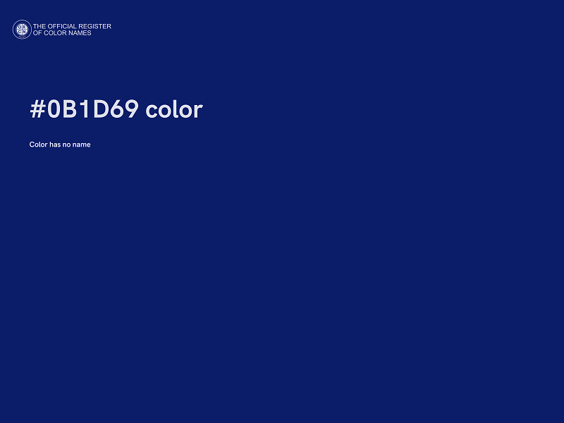 #0B1D69 color image