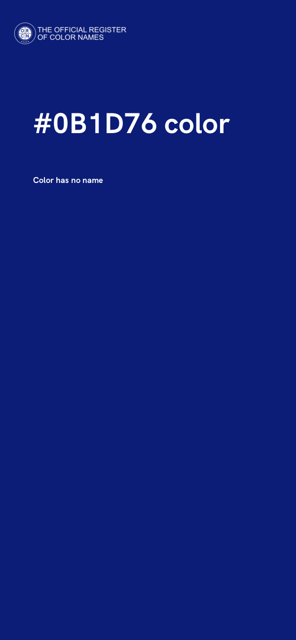 #0B1D76 color image