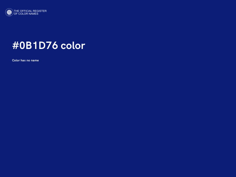 #0B1D76 color image