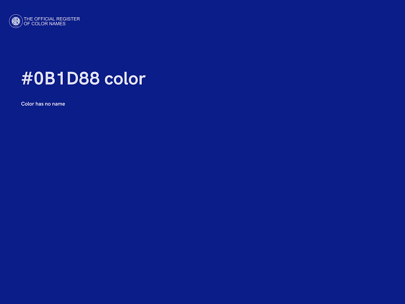 #0B1D88 color image