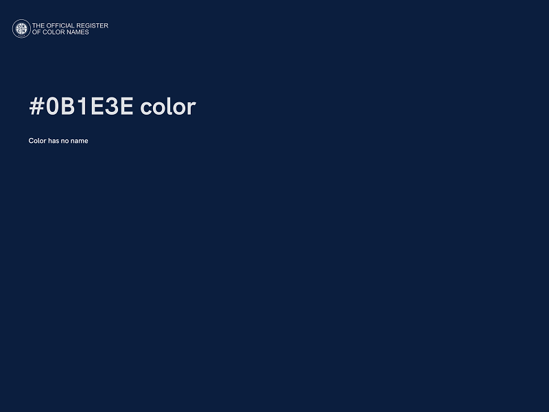 #0B1E3E color image