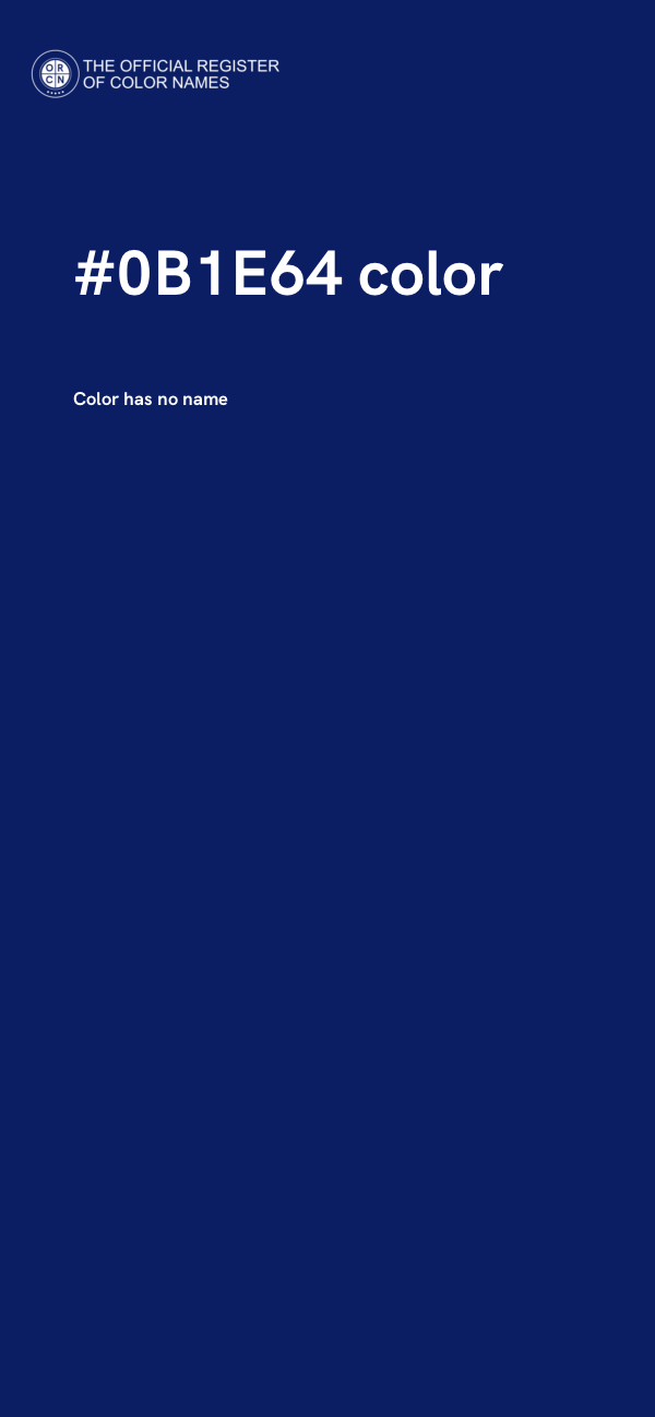 #0B1E64 color image